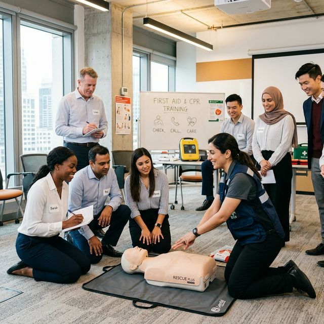 First Aid Training Session